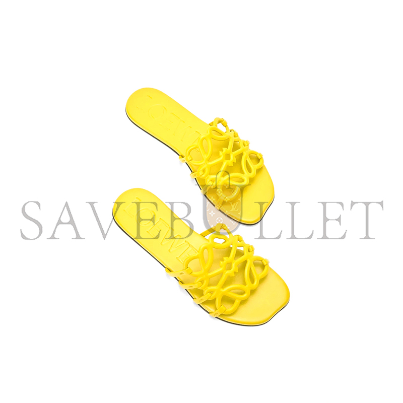 LOEWE PETAL ANAGRAM SLIDE IN SOFT CALFSKIN LLSP465X08-8100